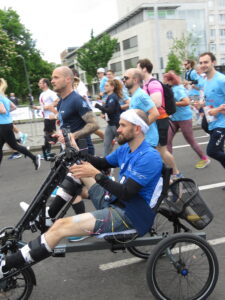 Peter van Burk focused on the race
